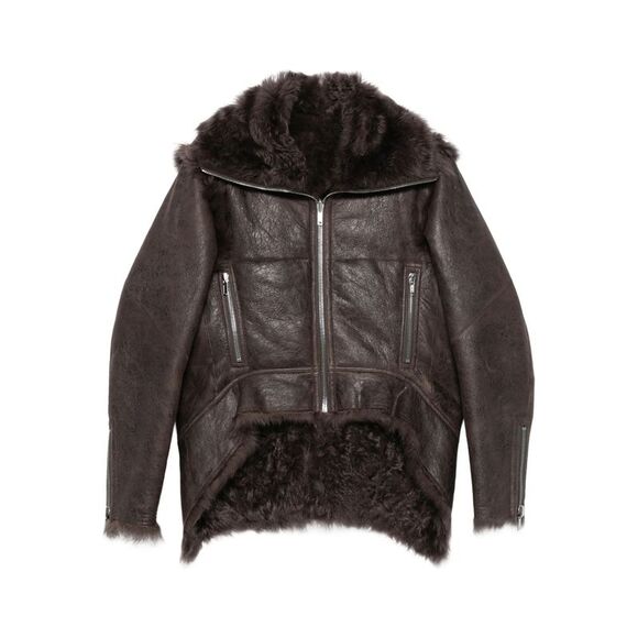 Rick Owens Grey Jackets - Faux Fur & Shearling Jackets Women